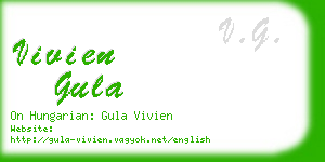 vivien gula business card